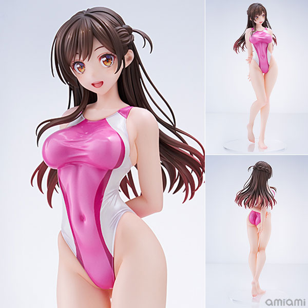彼女、お借りします 水原千鶴 競泳水着Ver. 1/7 完成品フィギュア[AMAKUNI](再販)