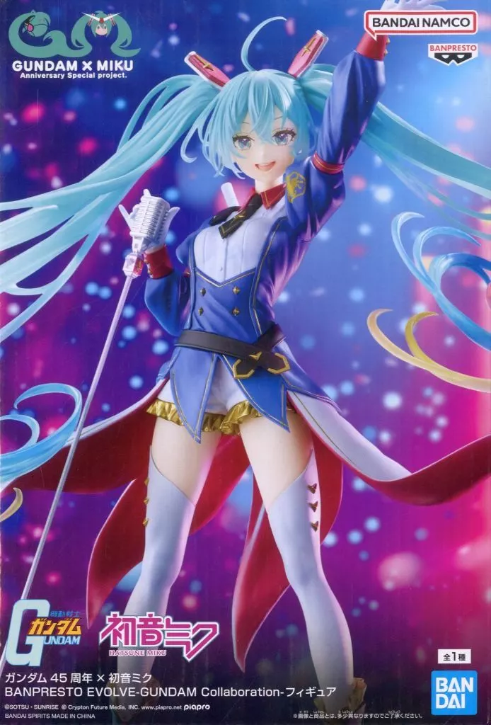 ガンダム45周年×初音ミク BANPRESTO EVOLVE-GUNDAM Collaboration-フィギュア[BANDAI SPIRITS]