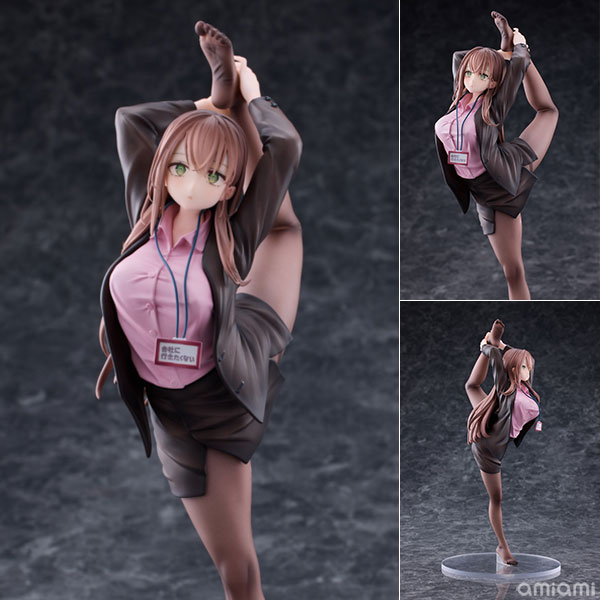 意外と体が柔らかい会社に行きたくないOLちゃん ピンクVer. 1/6 完成品フィギュア[MAGI ARTS]