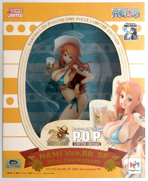 Portrait.Of.Pirates ワンピース “LIMITED EDITION” ナミ Ver.BB_SP 20th Anniversary 完成品フィギュア[メガハウス]