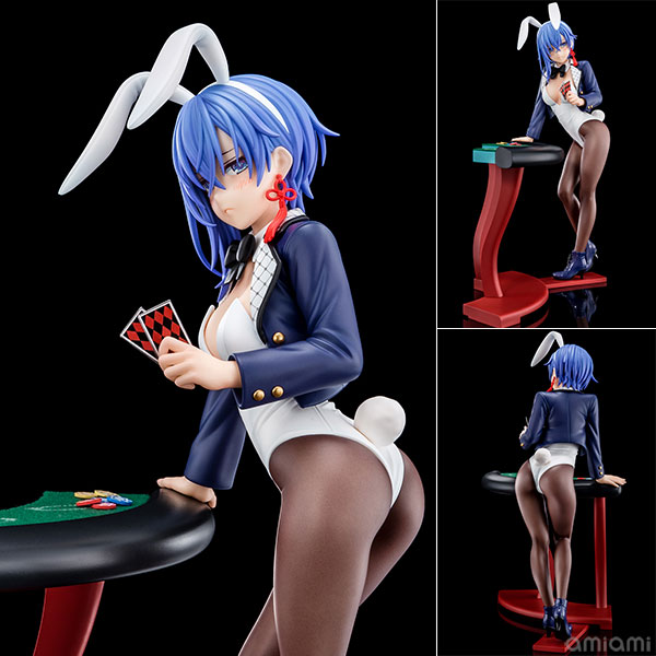 聖剣学院の魔剣使い 咲耶・ジークリンデ 瑠璃紺のバニーフィギュアwithぺろりシステム 1/6 完成品フィギュア[日本コロムビア]