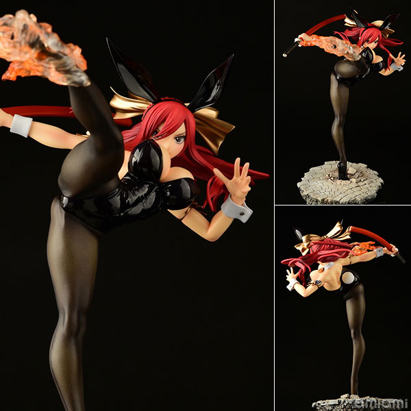 FAIRY TAIL エルザ・スカーレット ハイキックver.黒兎 1/6 完成品フィギュア[オルカトイズ]