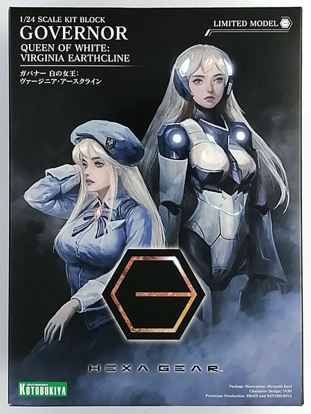 ヘキサギア ガバナー 白の女王：ヴァージニア・アースクライン 1/24 キットブロック[コトブキヤ]