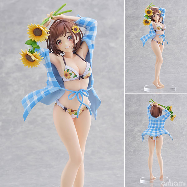 森倉円オリジナルイラスト [向日葵の女の子] 1/7 完成品フィギュア[プラム]