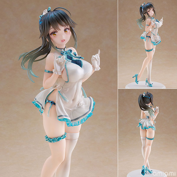 Avian Romance Pink Label ポニーテールの女の子:チーパオ 1/6 完成品フィギュア[WAVE]