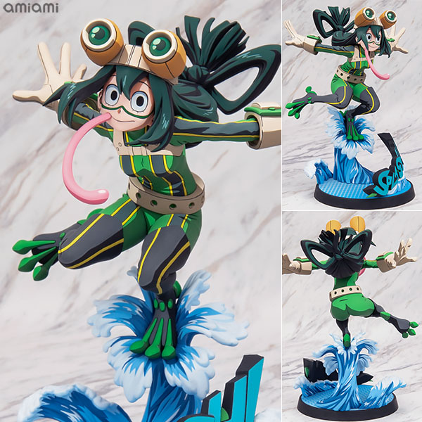 僕のヒーローアカデミア 蛙吹梅雨 ヒーロースーツ 二次元化Ver. 1/8 完成品フィギュア[タカラトミー]