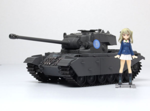 ガールズ&パンツァー 劇場版 デフォルメ巡航戦車A41センチュリオン 塗装済み完成品 1/35イメージスケール 島田愛里寿付き
